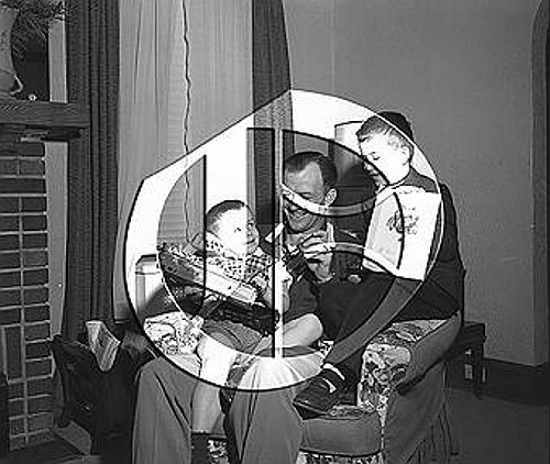 Joe Collins and sons at home55N0225